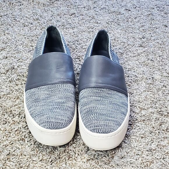 Vince Gray Fabric & Leather Slide on Sneaker - Picture 2 of 6